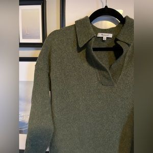 Madewell Polo Sweater Dress